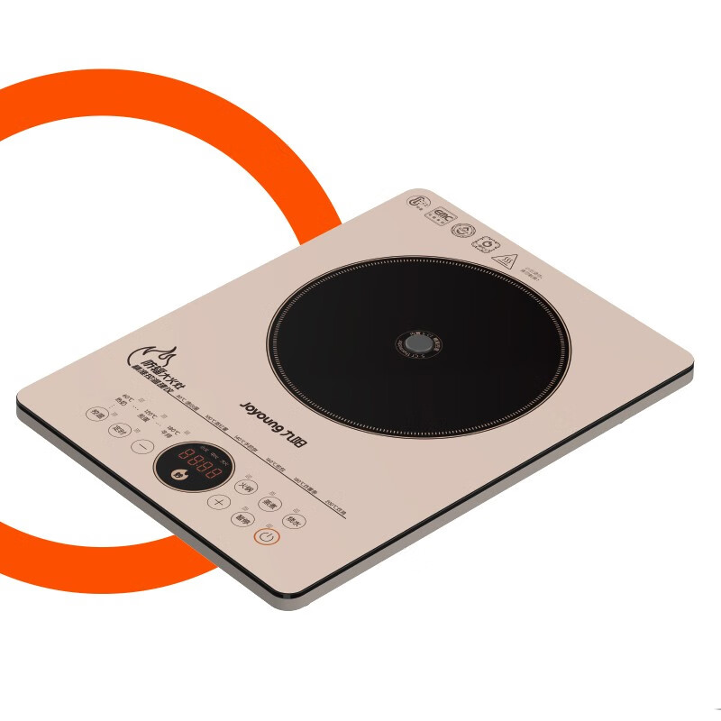 九阳（Joyoung）防辐射电磁炉2200W大功率电磁灶 火锅IH加热 家用多功能电磁灶配汤锅炒锅 C22-F9