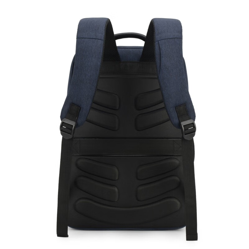 恒源祥（HYX）商务通勤双肩包男士大容量旅行包电脑背包时尚潮流大学生书包 黑色