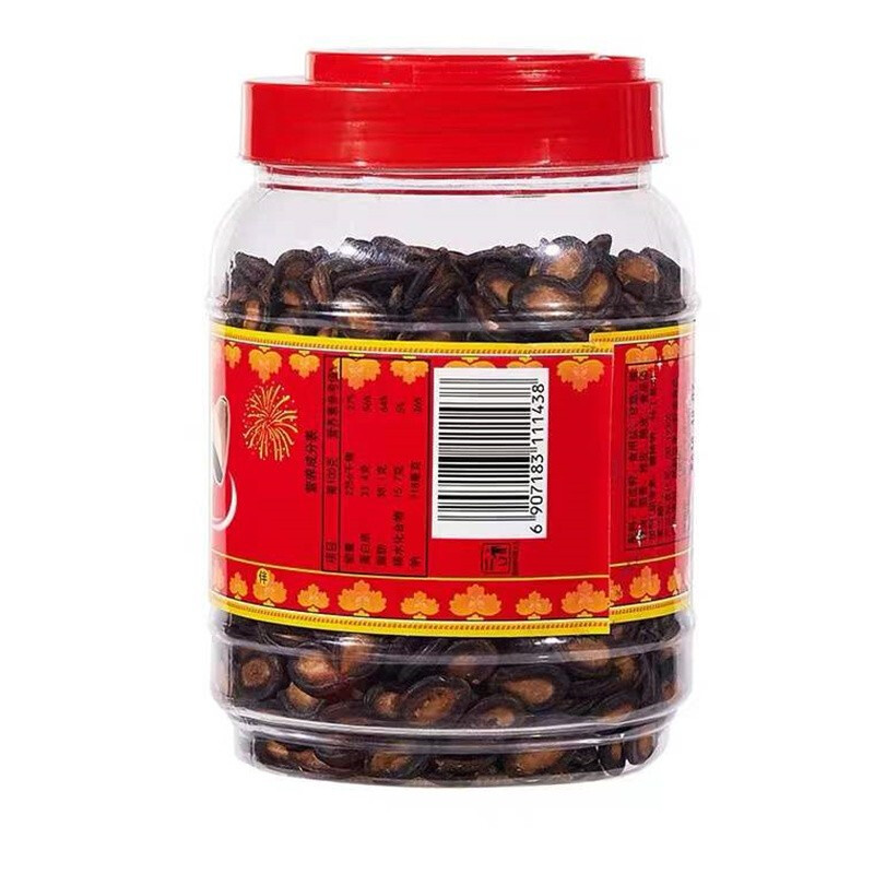 百联 瓜子福建特产甘草瓜子西瓜子大片桶装年货坚果炒货休闲零食特产500g