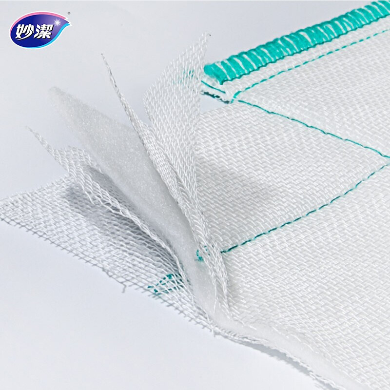 妙洁 耐用垃圾袋150只经济装棉柔抹布升级版5片装套装