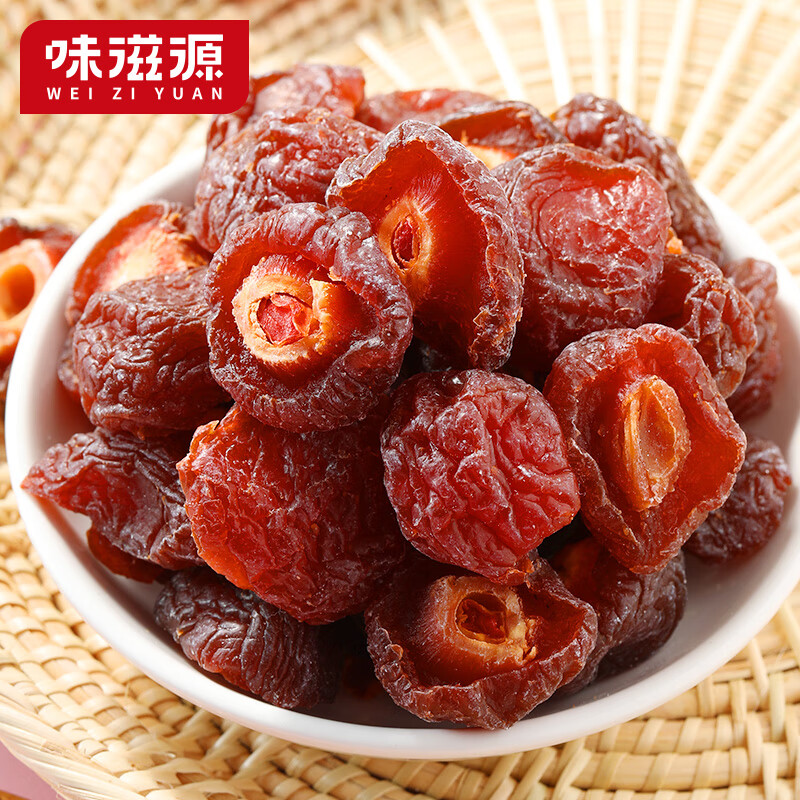 味滋源水果干蜜饯组合系列休闲零食坚果零食任选山楂条果脯小吃 蜂蜜半边梅 45g【1袋】