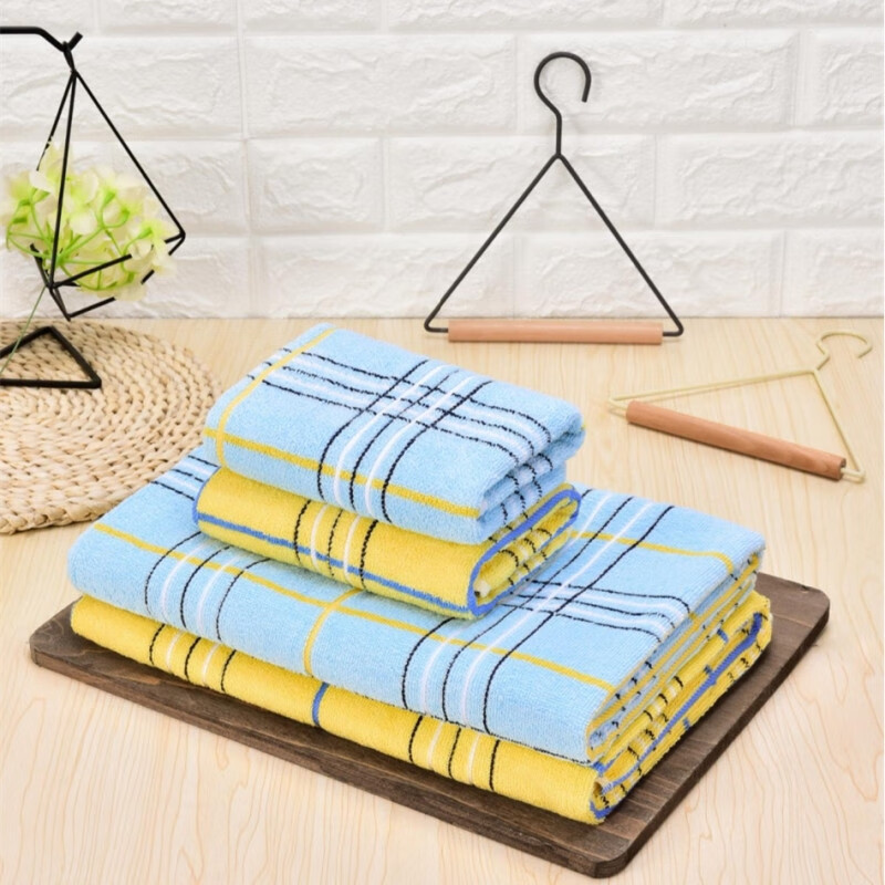 金号 爱丁堡/浴巾系列-19 单条浴巾两条毛巾巾选袋装 HY3169