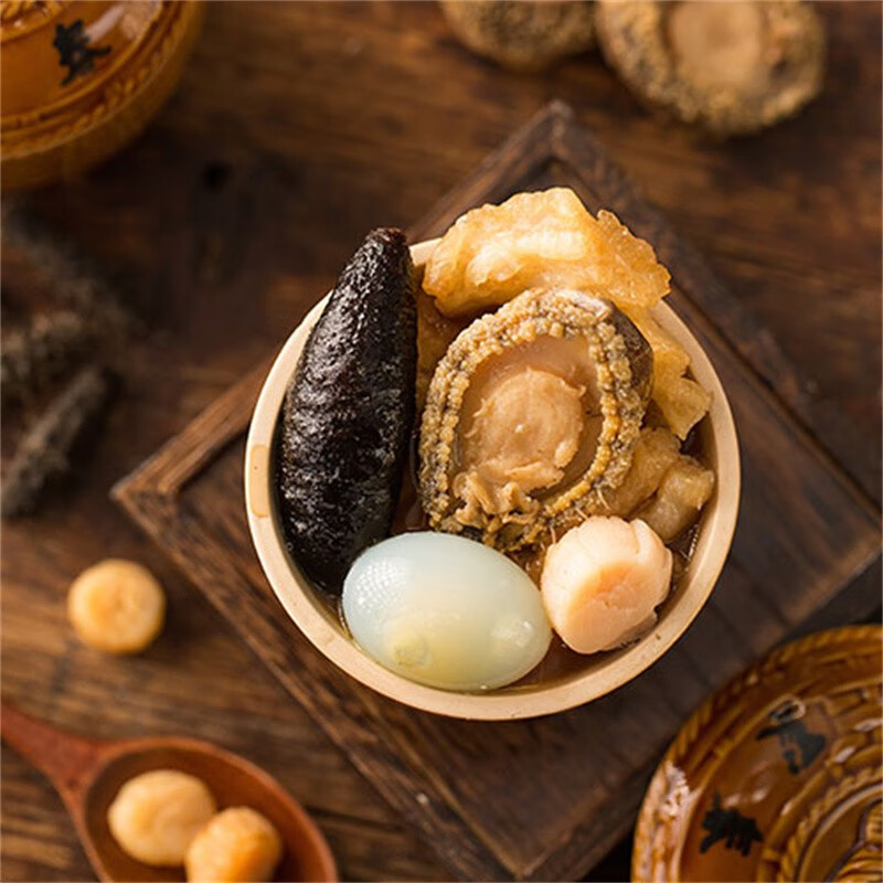 聚春园佛跳墙官方正宗珍鼎佛跳墙三坛装礼盒加热即食鲍鱼花胶年货送礼 珍鼎 300g *6（礼盒装）