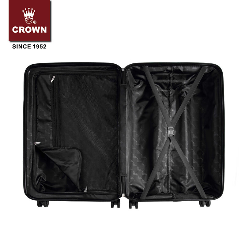 皇冠旅行箱万向轮菱形编织拉杆箱 轻便行李箱硬箱登机箱 C-H2020H/26