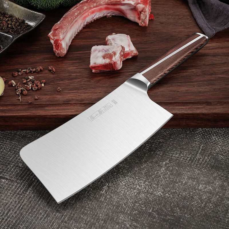 张小泉 套刀 家用刀具套装淳熙刀具五件套 不锈钢菜刀组合 磁吸刀架 淳熙五件套