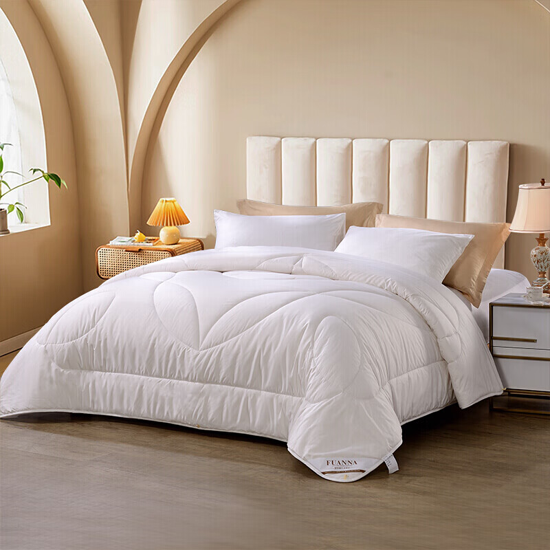 富安娜【京爆】进口羊毛被子抗菌大豆被芯冬季加厚双人加大230*229cm
