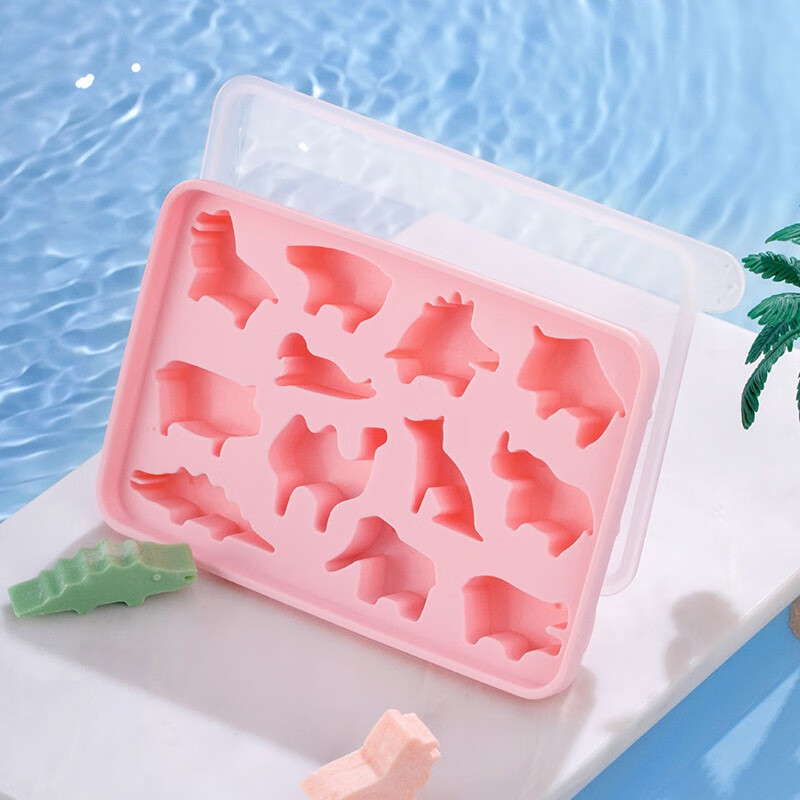 茶花奈斯童趣冰块盒（1个装）满足童心轻松脱模 蓝色