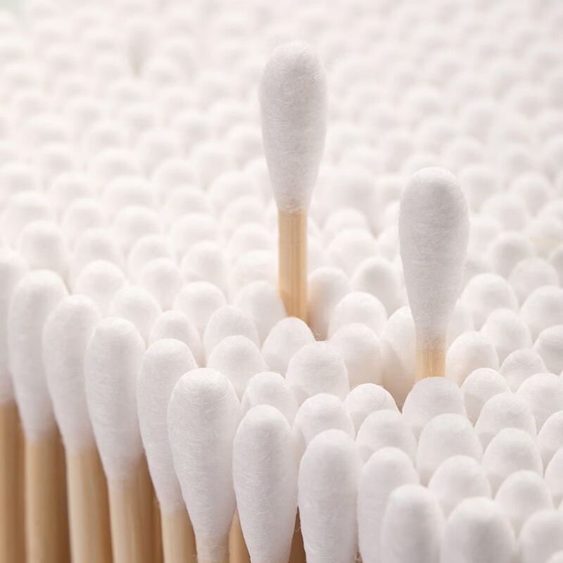 茶花家用坚韧双头竹轴棉签日用耳鼻化妆棉签 坚韧双头竹轴棉签（500支）
