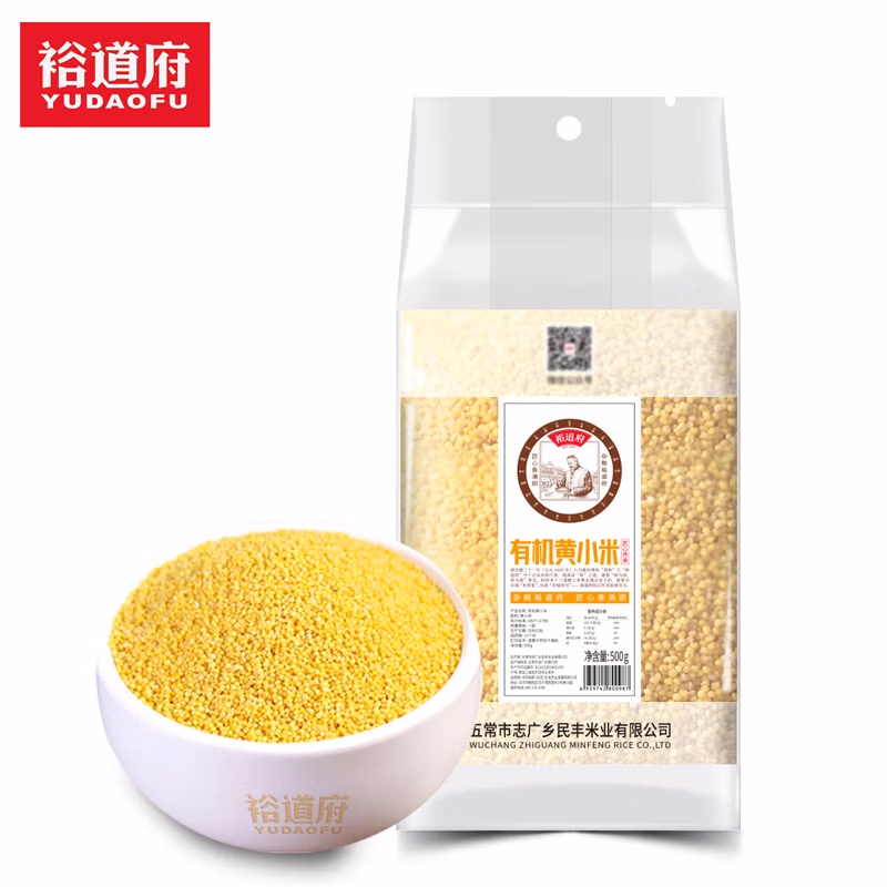裕道府 有机黄小米 500g