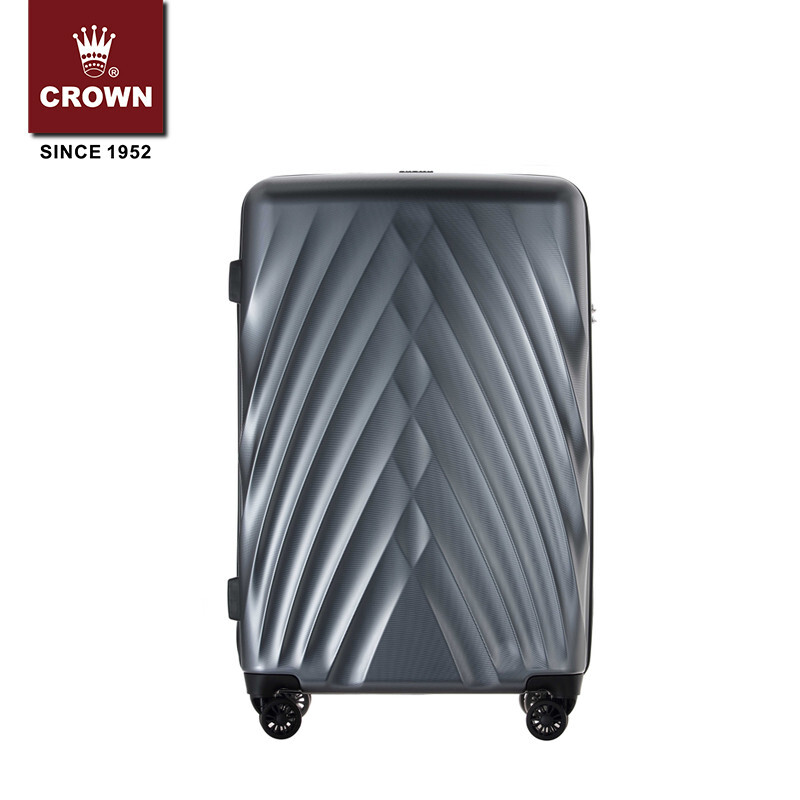 皇冠旅行箱万向轮菱形编织拉杆箱 轻便行李箱硬箱登机箱 C-H2020H/26