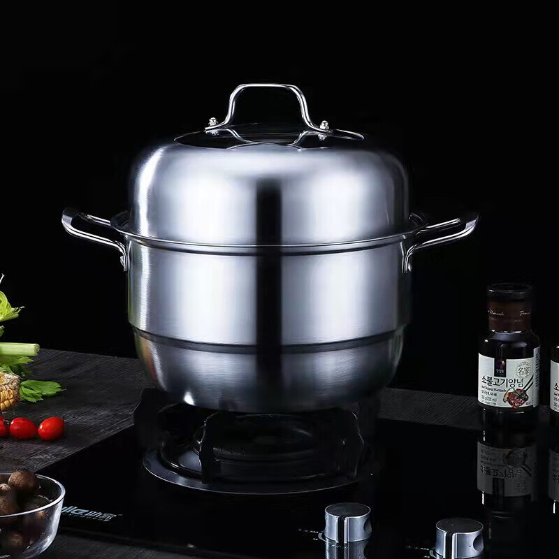 艾逸瑶选 兰斯欧式多用双层蒸锅28CM CJ-21016-2