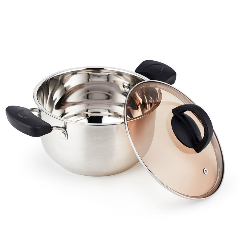NOKA 加厚优质不锈钢奶锅汤锅套装 NOKA-21209