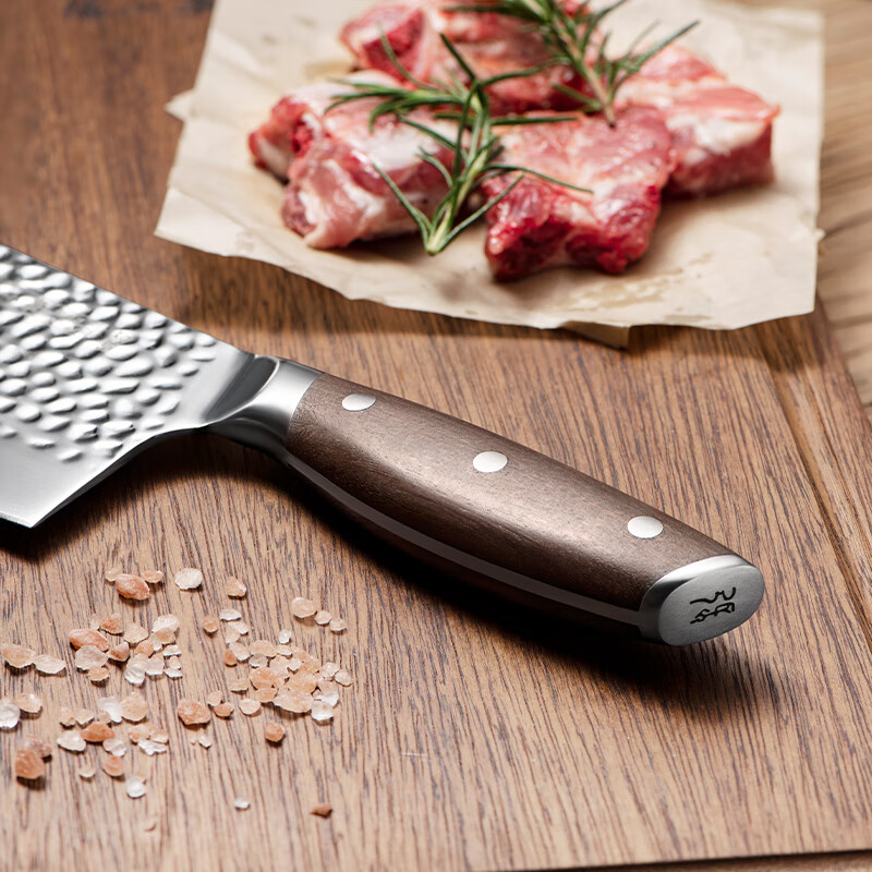 张小泉不锈钢刀具菜刀套装家用菜刀厨房套刀锤点防粘切菜刀斩骨刀实木柄 锋悦六件套 6件套