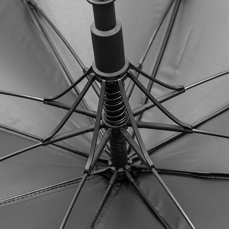 雨恋情YLQ-03 直杆弯柄伞 23寸黑色