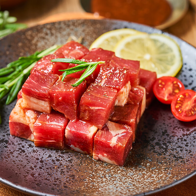 聚春园官方黑椒牛肉粒盒装中式牛肉半成品预制菜酒店餐厅家庭方便菜肴 黑椒牛肉粒350g