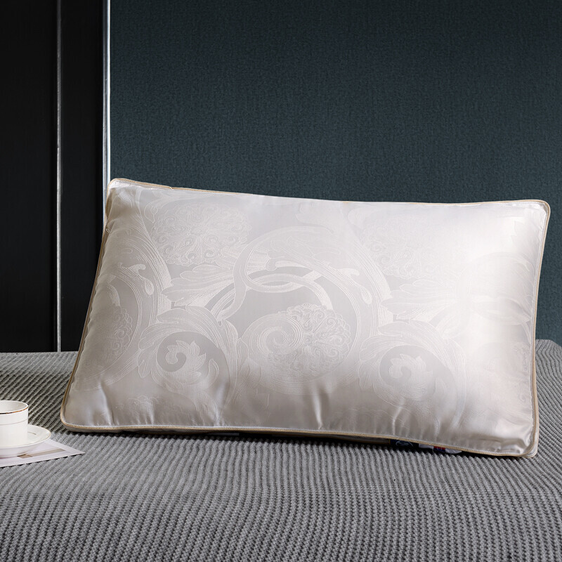 富安娜家纺枕芯 大豆抗菌枕头芯颈椎枕 单人酒店枕一个装 醇享抗菌大豆纤维高枕 70*45cm