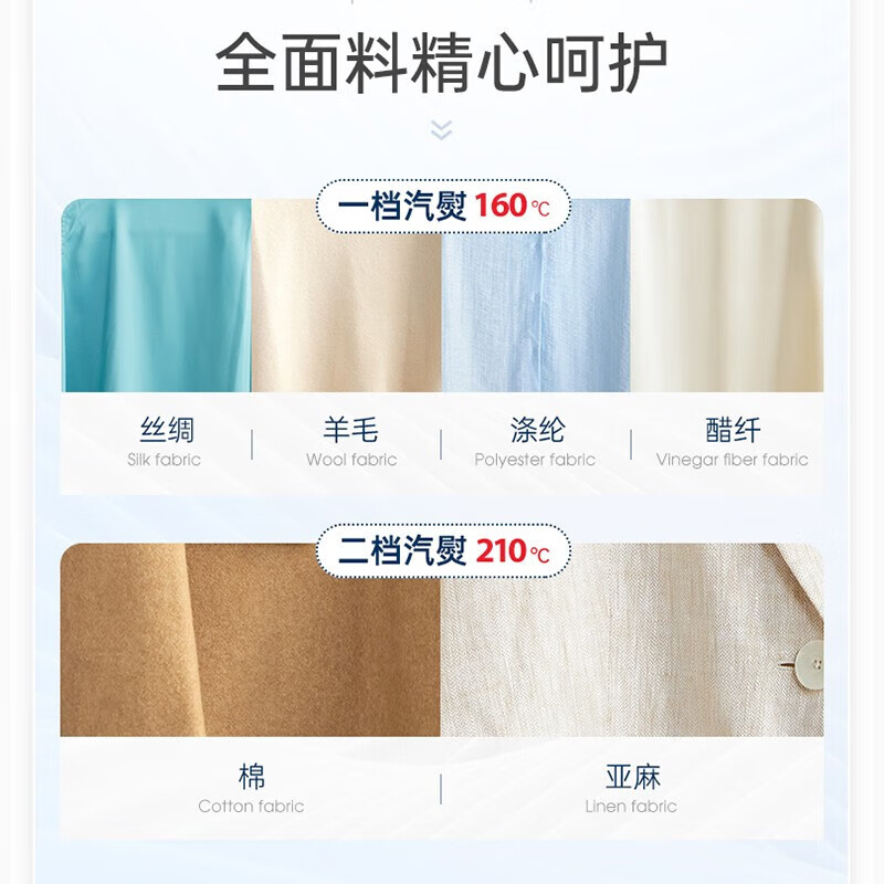 摩飞电器（Morphyrichards）挂烫机 手持挂烫机家用电熨斗 蒸汽熨烫机熨衣机旅游出差便携式MR2032白