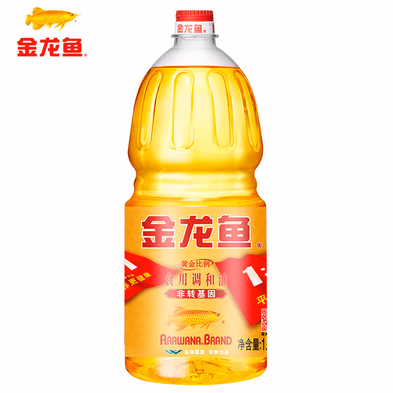 金龙鱼黄金比例食用调和油1.8L（非转基因）