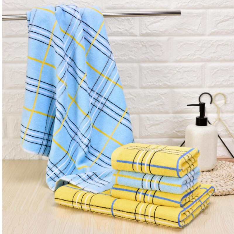 金号 爱丁堡/浴巾系列-19 单条浴巾两条毛巾巾选袋装 HY3169