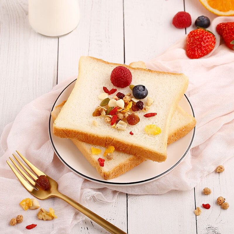 臻味天天麦香系列 混合水果坚果燕麦片 即食早餐麦片 牛奶搭档 1260g天天麦香