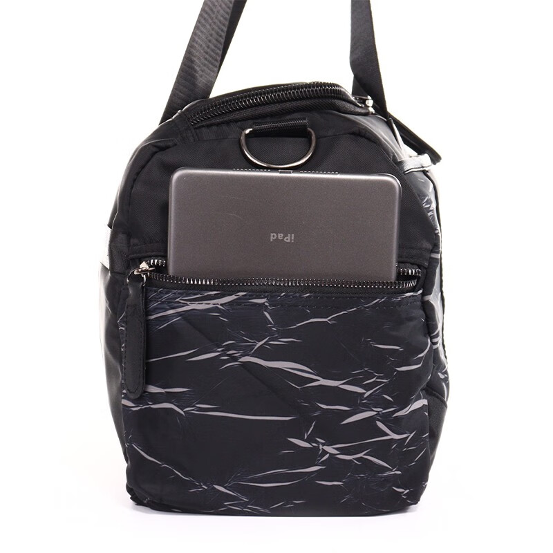 恒源祥（HYX）旅行包大容量女超大拉杆手提出差便携待产收纳包运动健身包行李袋 旅行健身包HYX0589 黑色