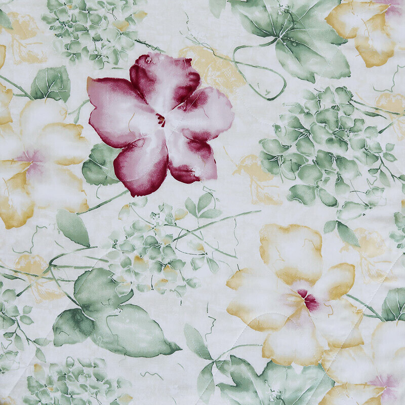 富安娜蚕丝被子100%桑蚕丝空调被芯60s贡缎天丝夏凉被双人203*229cm