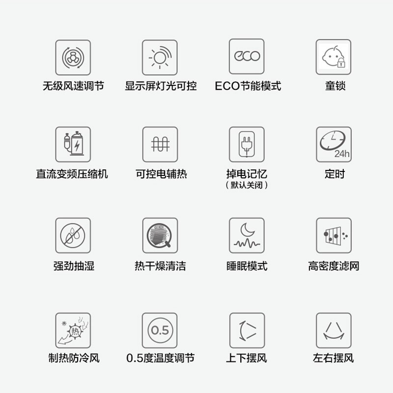 美的（Midea）KFR-50GW/G2-3 2匹 变频冷暖 空调挂机 三级能效 （一价无忧5米铜管）企慧购