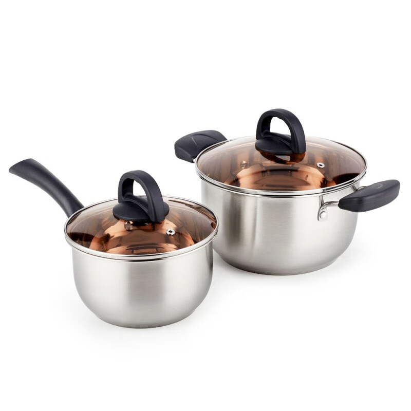 NOKA 加厚优质不锈钢奶锅汤锅套装 NOKA-21209