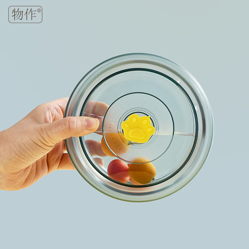 山重山物作保鲜盒家用玻璃保鲜碗饭盒耐高温可微波银行保险活动礼品8023 640ml碗2只+饭盒包【礼盒装】