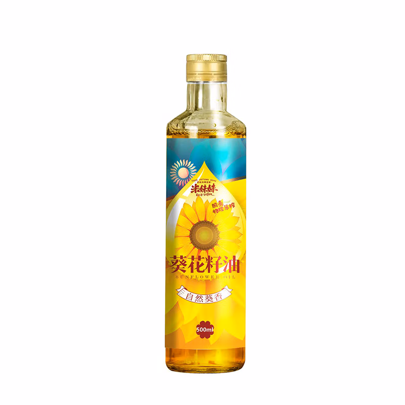 米妹妹 葵花籽油 物理压榨 自然葵香 500ml (单位:瓶)（平台编码：566771）