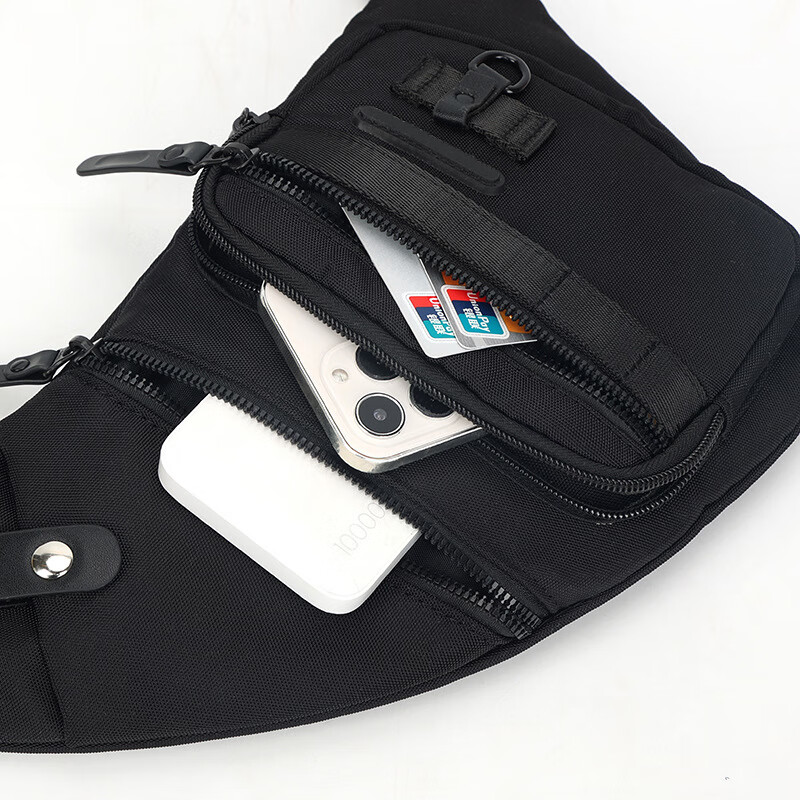 酷龙达户外休闲大容量胸包斜挎包时尚斜背包学生单肩包男生女生简约腰包 CLD-B23369款