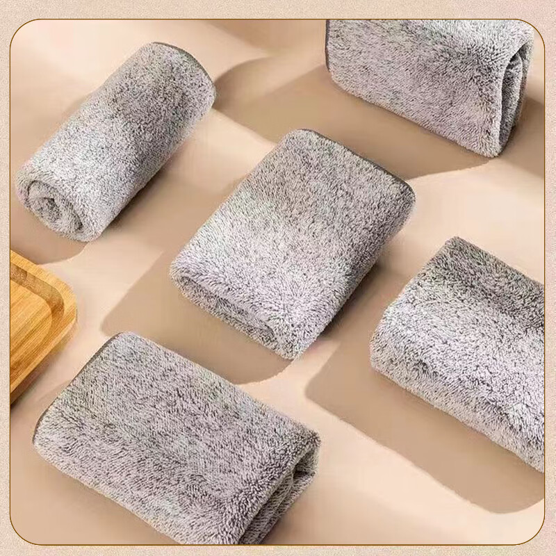 艾逸瑶选逸洁珊瑚绒多功能清洁巾5片装 JQ-0110