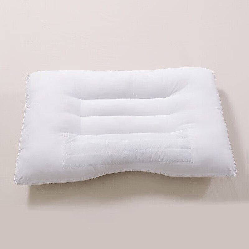 富安娜家纺 枕头芯颈椎枕决明子草本枕芯 单人成人枕头套装 决明子健康舒睡枕芯一对装 74*48cm 白色
