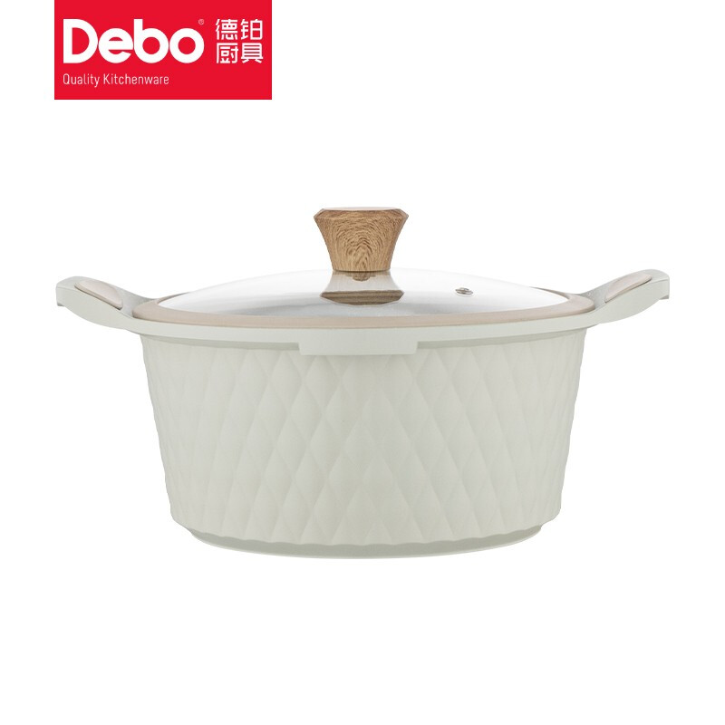 Debo 德铂摩纳哥汤锅火锅明火电磁炉通用24cm