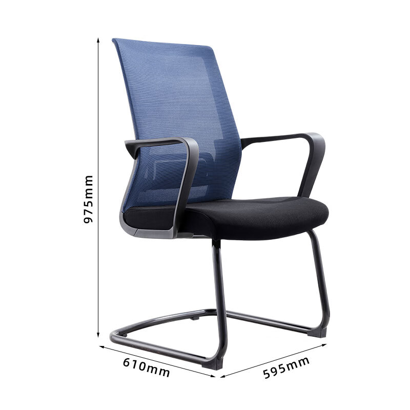 臻远ZY-7439办公椅中背网椅职员椅学习椅电脑椅弓形椅