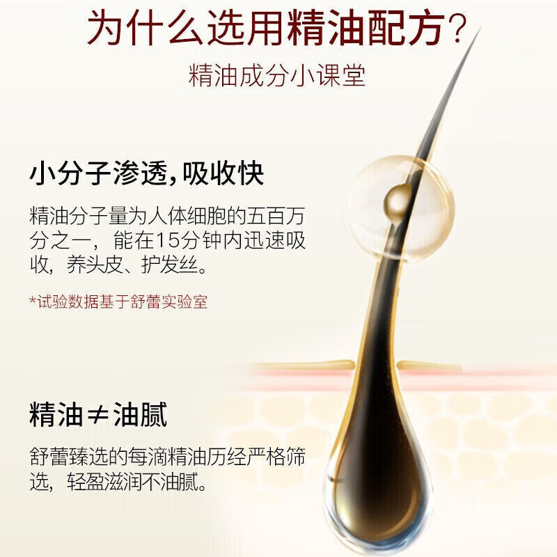 舒蕾莹亮滋养去屑山茶花洗发露控油蓬松洗发水800ml