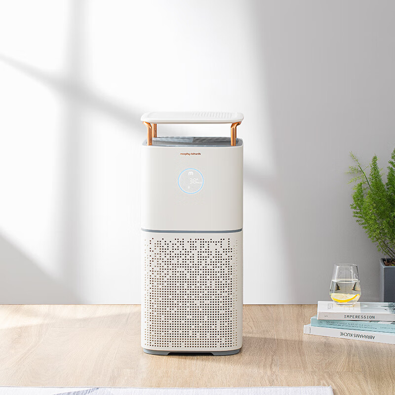摩飞电器（Morphyrichards）家用办公室全屋净化新风消毒机去除甲醛分解除尘二手烟异味 MR3500 空气净化器