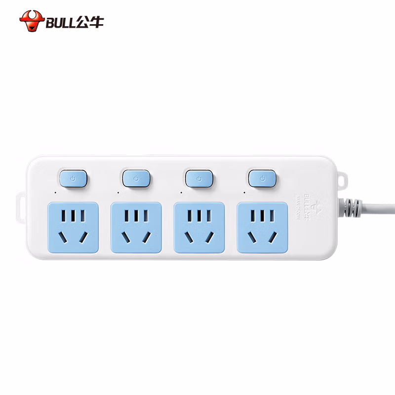 公牛（BULL） 插排 4位 分控 GN-315 211mmx72mmx29mm (单位:个) 新老包装随机发货 白色(平台编码:572909)