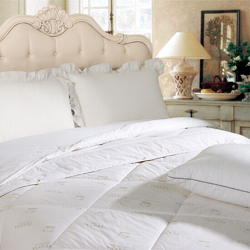 富安娜家纺被子100%蚕丝羊毛子母被 二合一四季被芯春秋冬被230*229cm