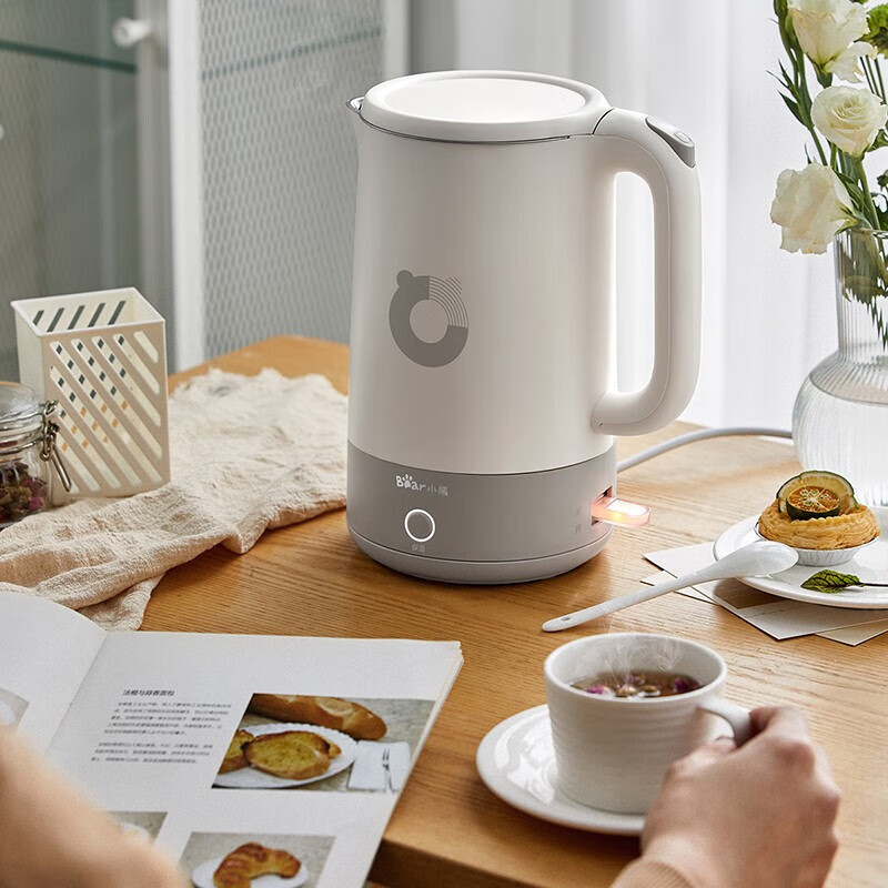 小熊 电水壶保温壶电热水壶开水壶1.7L大容量养生 ZDH-Q17U7【ZMD安心系列】