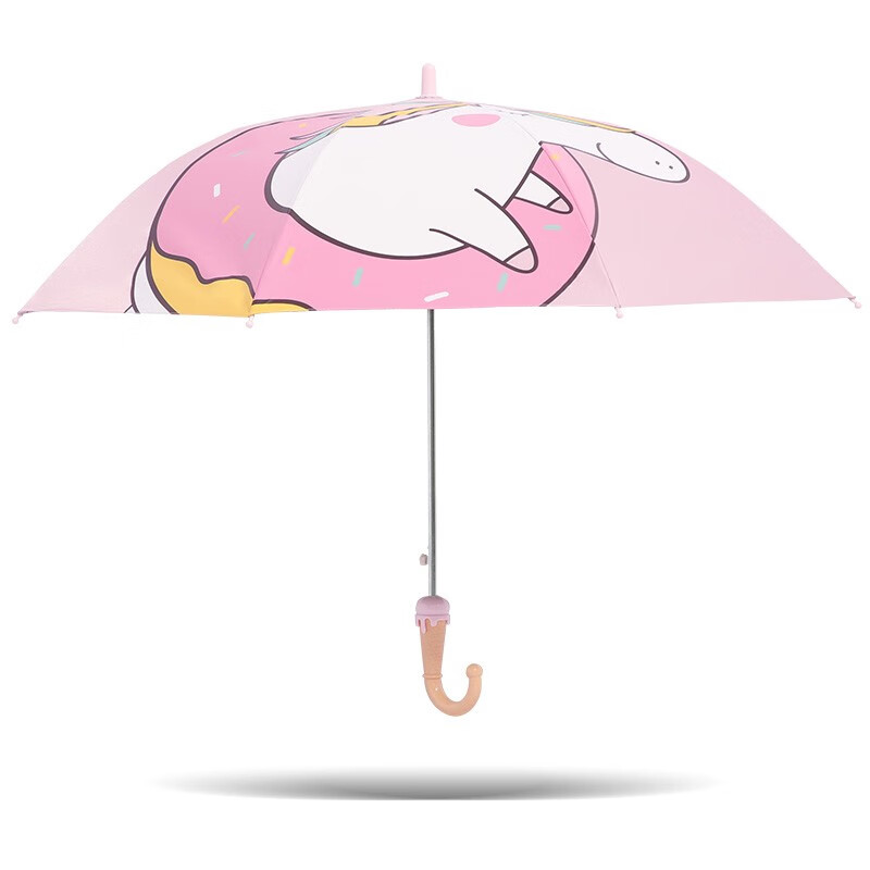 天堂伞长杆直柄儿童伞小学生伞安全圆角折叠防晒晴雨伞两用男女童 飞马