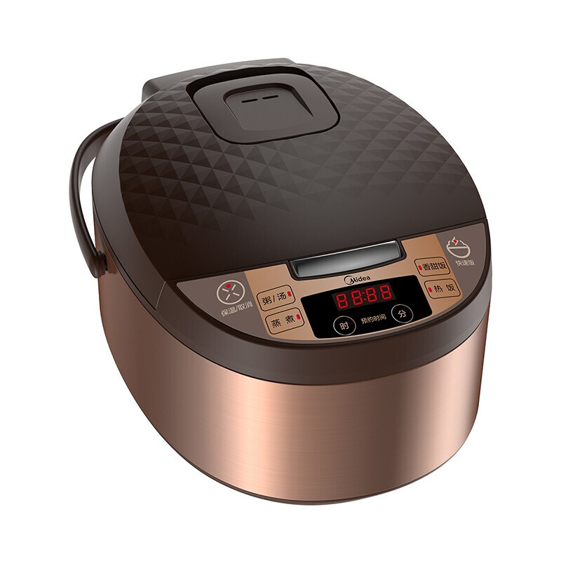美的 Midea FS4073A电饭煲煲汤煮粥柴火饭智能预约饭锅不粘4L大容量排水槽底盘加热黄晶蜂窝内胆(线下同款）