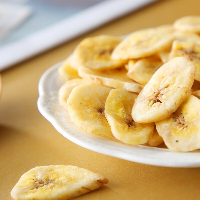 味滋源香蕉片120g*5袋装水果干香焦干片办公室休闲零食小吃批发 香蕉片120g*3袋