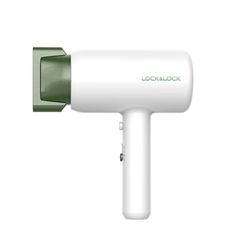 乐扣乐扣（locknlock）一键冷风智能恒温强劲风力电吹风易握易持设有智能过热保护绿色1600W大功率EJA1157GRN