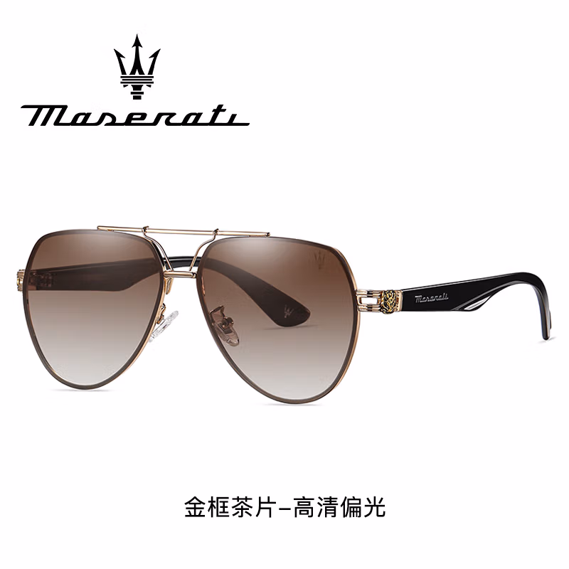 玛莎拉蒂Maserati太阳眼镜MSOG-8317金框茶片