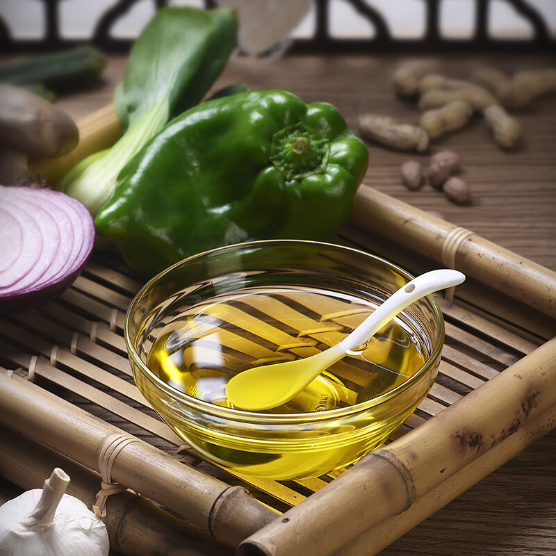 第一坊 初道臻享冷榨花生油910ml套装（455ml*2）