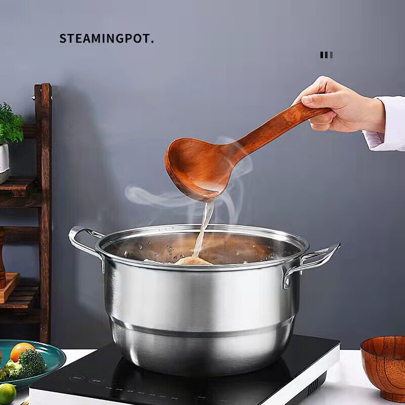 艾逸瑶选 兰斯欧式多用双层蒸锅28CM CJ-21016-2