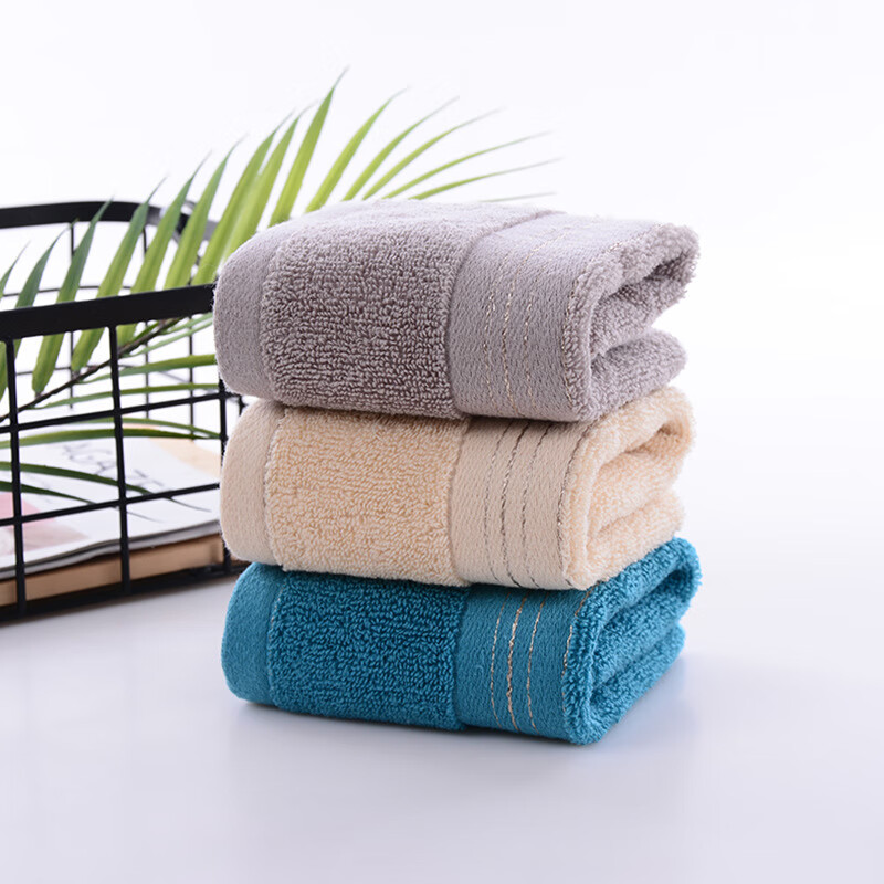 汉司家纺 35*75cm 纯棉亮丝缎毛巾(计价单位：块) 多色