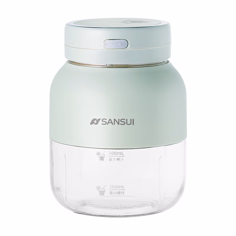 山水（SANSUI） 榨汁杯 S-GZ3801 额定容量 500ml 20个/箱 (单位:个) 绿色(平台编码:574241)