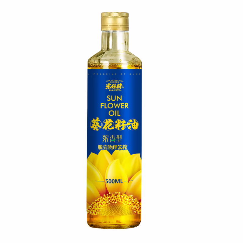 米妹妹 葵花籽油非转 物理压榨 （浓香型） 500ml (单位:瓶)（平台编码：566768）